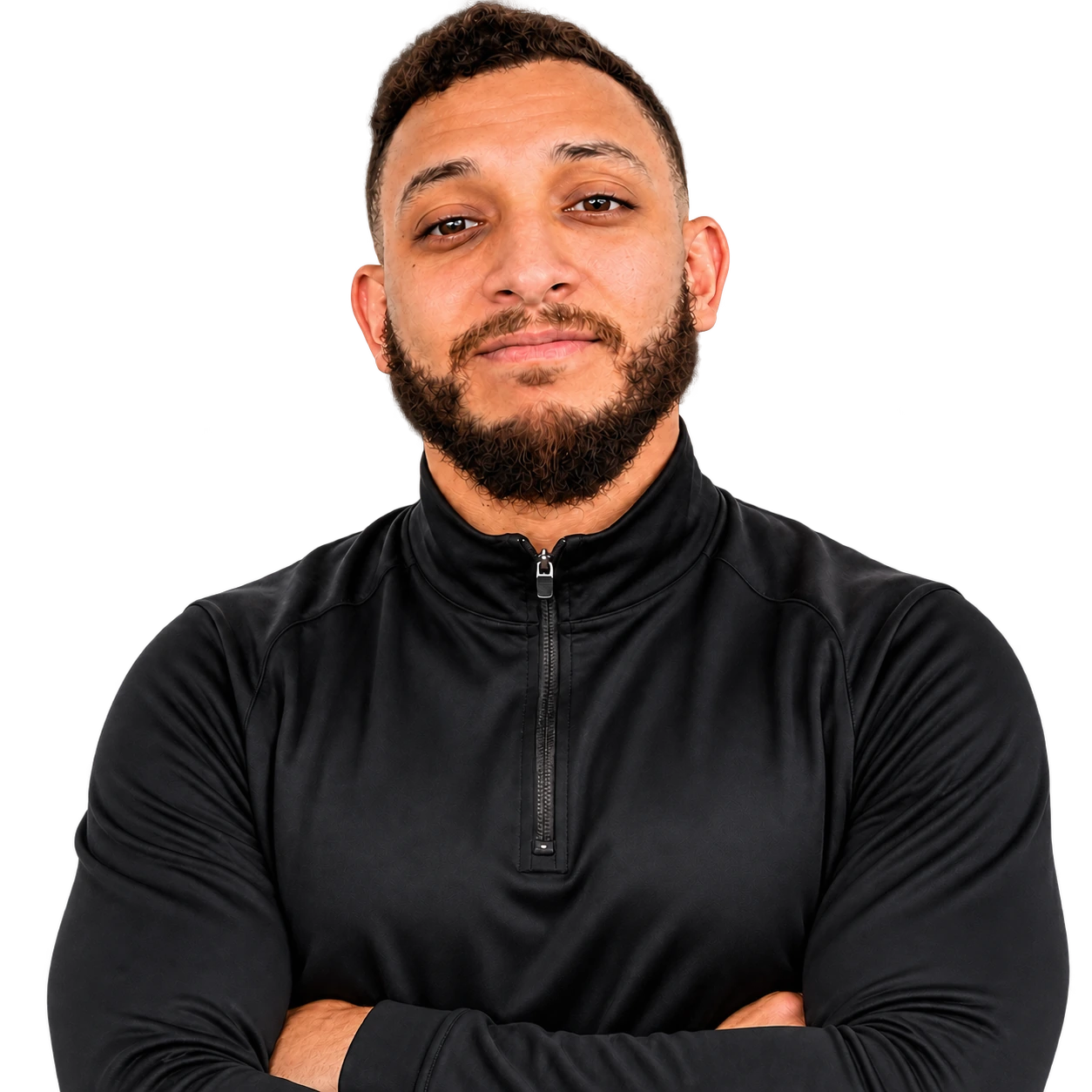 Diego Gentile Ventura Martinez, entrenador de DV Coach Data, con suéter negro